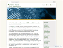 Tablet Screenshot of papyrusnews.com